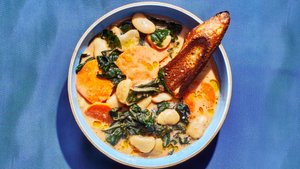 Coconutty Beans and Greens Stew