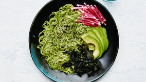 Cold Matcha Noodles
