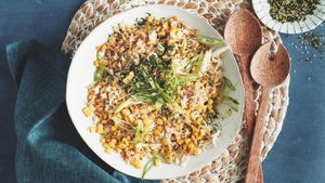Corn Furikake Fried Rice