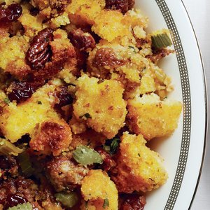 Cornbread, Chorizo, Cherry, and Pecan Stuffing