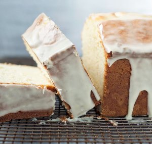 Cream Cheese Pound Cake with Citrus Glaze