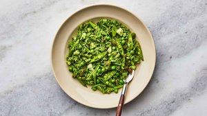 Crispy Green Rice Pilaf