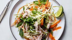 Crunchy Turkey Salad with Peanut Dressing