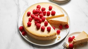 Crustless Coconut Sugar Cheesecake
