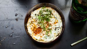 Cucumber Raita with Black Mustard and Cilantro