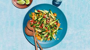 Cucumber, Tomato, and Green Bean Salad
