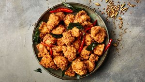 Curry Leaf Popcorn Chicken