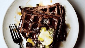 Dark Chocolate Waffles