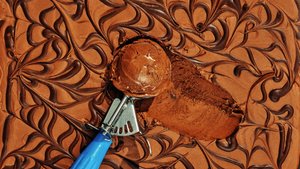 Double Dark Chocolate No-Churn Ice Cream