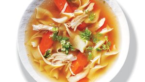 Double-Dark Chicken Noodle Soup