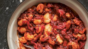 Easy Butter Beans, Paprika, and Piquillo Peppers