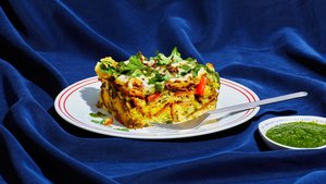 Egg Bhurji Strata