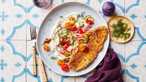 Everything-Spice Fish With Tomato Salad