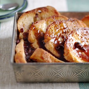 Favorite Bread and Butter Pudding with Bourbon Sauce