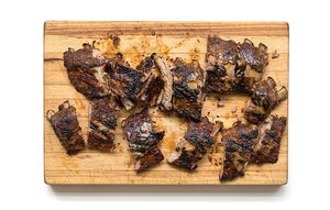 Fennel-Spiced Ribs with Tangy Apple-Mustard Barbecue Sauce
