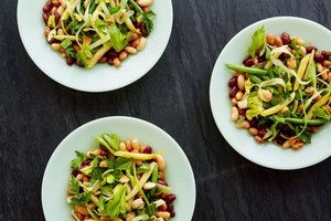 Five-Bean Salad with Smoked Paprika Vinaigrette