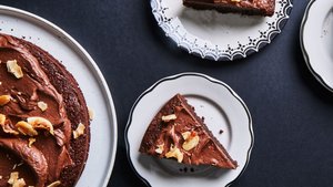 Flourless Chocolate, Almond, and Coconut Cake