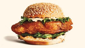 Fried Fish Sandwiches with Cucumbers and Tartar Sauce