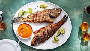 Fried Fish With Piri-Piri Sauce