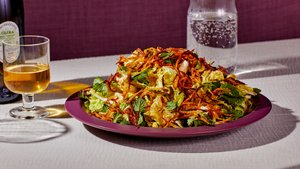 Frizzled-Onion Cabbage Salad