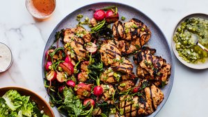 Ginger-Grilled Chicken | Epicurious