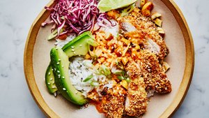 Gochujang-Ranch Crispy Chicken Bowl
