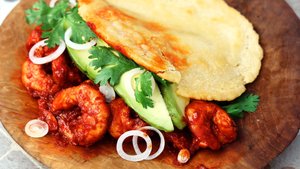 Gorditas con Camarones