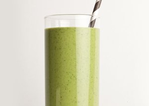 Green Peanut Butter Smoothie