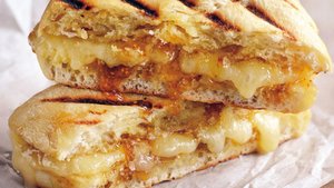 Grilled Artisan Cheddar & Fig Jam Sandwich