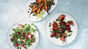 Grilled Brined Vegetables