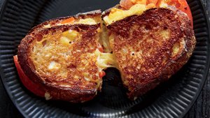 Grilled Cheese With Peak Tomatoes