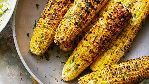 Grilled Corn with Herb Butter