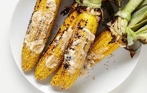 Grilled Corn with Miso Butter