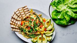 Grilled Green Bean Salad With Thai Dressing