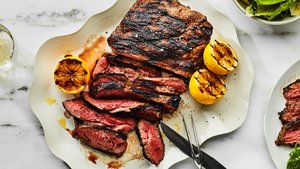 Grilled Leg of Lamb With Lemon-Garlic Marinade