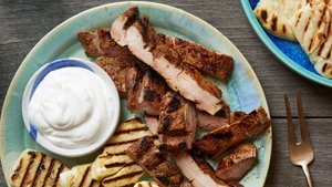 Grilled Moroccan Spiced Pork Tenderloin