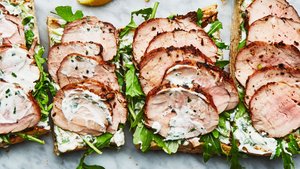 Grilled Pork Tenderloin Sandwiches