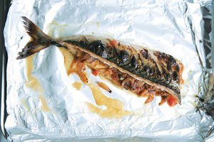 Grilled Stuffed Mackerel