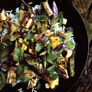 Grilled Vegetable and Rice Salad With Fish-Sauce Vinaigrette
