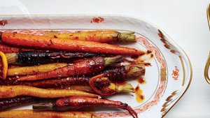 Harissa-and-Maple-Roasted Carrots