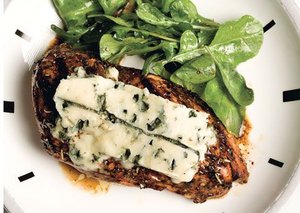 Herbed Balsamic Chicken with Blue Cheese