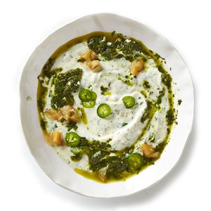 Herbed Labneh with Preserved Lemon