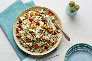 Herbed Rice With Tomatoes and Feta