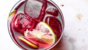 Hibiscus, Orange, and Vanilla Agua Fresca