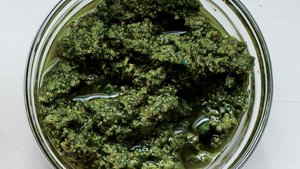 Horseradish-Pumpkin Seed Pesto