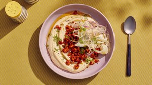 Hummus Bowls With Merguez-Spiced Tempeh