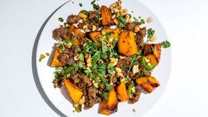 Kabocha Squash and Pork Stir-Fry
