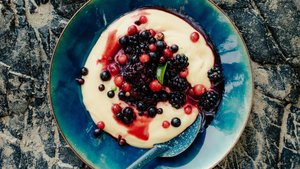 Lemon Curd with Berries