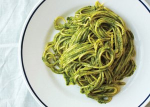 Ligurian Pesto with Spaghetti
