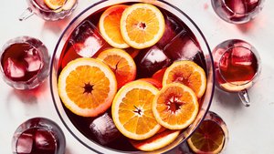 Make-Ahead Chilled Mulled Wine Punch